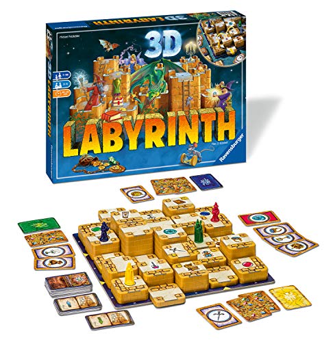 Ravensburger 3D Labyrinth Family Board Game for Kids and Adults Age 7 and Up - So Easy to Learn and Play with Great Replay Value Amazon Exclusive (26831)