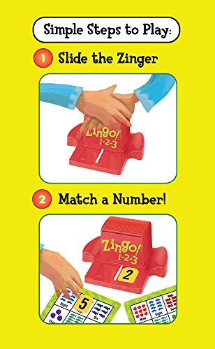 Think Fun Zingo 1-2-3 Number Bingo Game for Age 4 and Up - Award winner and Toy of the Year Nominee (7703)