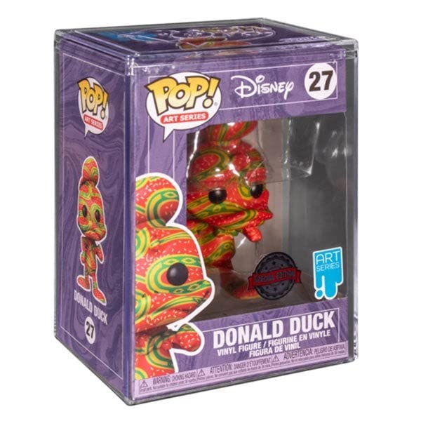 Funko Pop! Artist Series: Disney Treasures of The Vault - Donald Duck, Amazon Exclusive, 3.75 inches