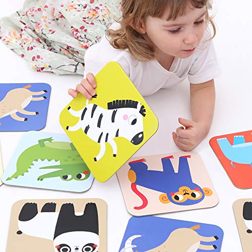 Banana Panda - Suuuper Size Memory Game Wild Animals - Educational Matching Activity for Kids Ages 2 Years +