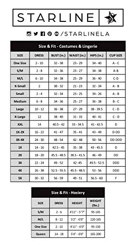 Starline Women's Wow Girl Costume (X-Large) Red/Gold