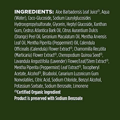 Avalon Organics Bath and Shower Gel, Revitalizing Peppermint, 12 Oz