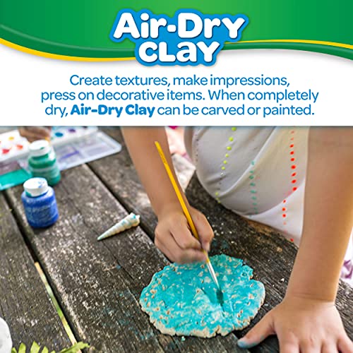 Crayola Air Dry Clay, White, Modeling Clay for Kids, Back to School Crafts, 25lb