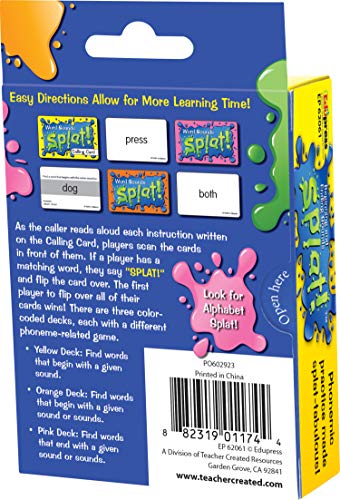 Beginning and Ending Sounds Splat™ Game Grades K-3 (EP62061)