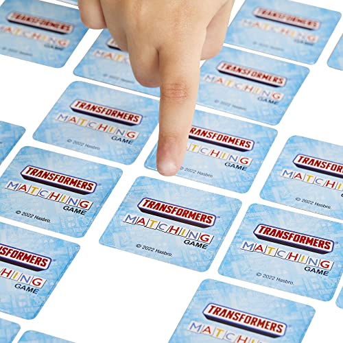 Transformers Matching Game for Kids Ages 3 and Up, Fun Preschool Memory Game for 1+ Players