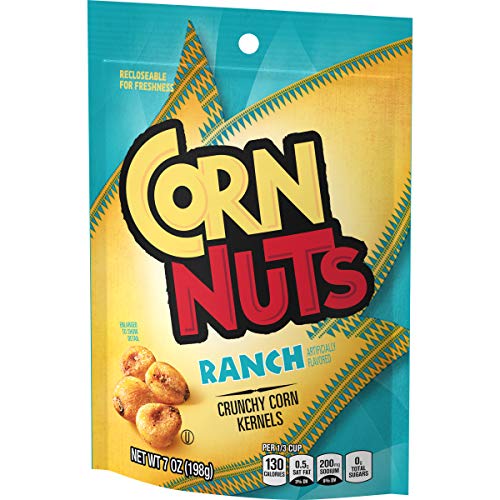 Corn Nuts Ranch Crunchy Corn Kernels (7 oz Bags, Pack of 12)