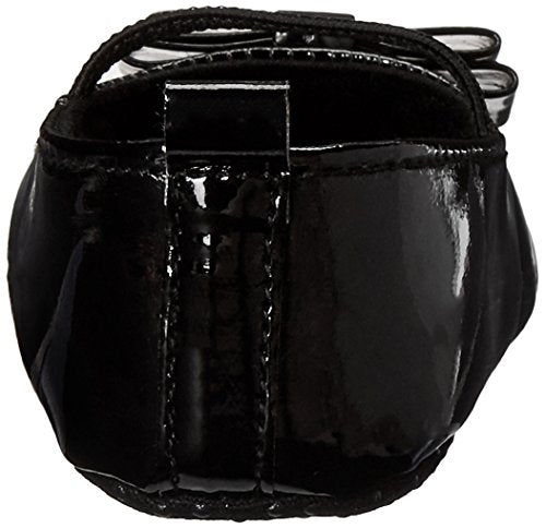 Luvable Friends Unisex Baby Crib Shoes, Black Patent, 6-12 Months