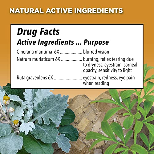 Similasan Aging Eye Relief 0.33 Fluid Ounce, for Temporary Relief from Dry Eyes, Irritated Eyes, Burning Eyes, Cloudy Vision or Blurry Vision, Formulated with Natural Active Ingredients