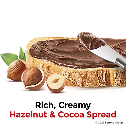 Nutella Hazelnut and Cocoa Spread, Friends Edition, 1.05 oz each, 21 Mini Jars