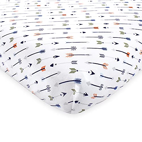 Hudson Baby Unisex Baby Cotton Fitted Crib Sheet, Foxes, One Size