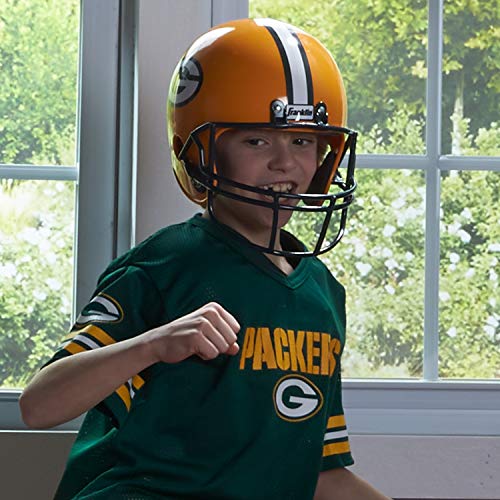 Franklin Sports Green Bay Packers Kids Football Uniform Set - NFL Youth Football Costume for Boys and Girls - Set Includes Helmet, Jersey and Pants - Medium