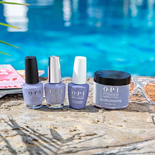 OPI Infinite Shine 2 Long-Wear Lacquer, Oh You Sing, Dance, Act, and Produce?, Blue Long-Lasting Nail Polish, Hollywood Collection, 0.5 fl oz