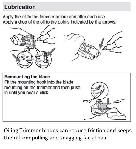 ConairMAN Mustache and Beard Trimmer for Men, Battery Powered Facial Hair Trimmer Grooming Kit, Blue