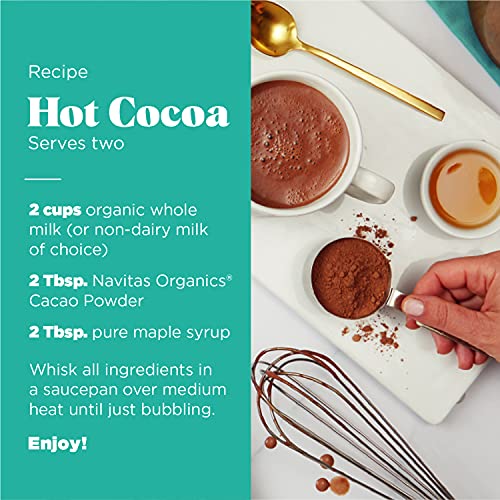 Navitas Organics Organic Cacao Powder, Non-GMO, Fair Trade, Gluten-Free, 24 Ounce