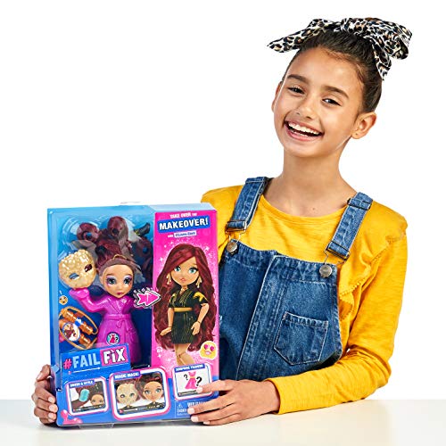 Failfix - Loves.Glam Total Makeover Doll Pack | 8.5' Fashion Doll | Total Head-to-Toe Transformation