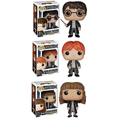 Funko Harry Potter POP! Movie Vinyl Collectors Set: Harry Potter, Ron Weasley and Hermione Action Figure