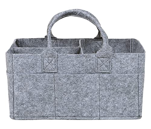 Sammy and Lou Felt Storage Caddy, Gray (103122)