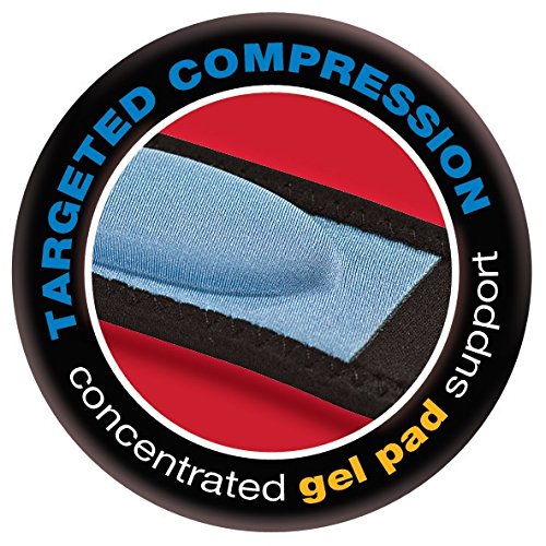 MUELLER Tennis Elbow Support with Gel Pad, Black, One Size Fits Most