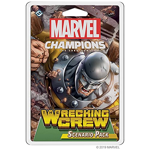 Marvel Champions The Card Game The Wrecking Crew Scenario Pack | Strategy Card Game for Adults and Teens | Ages 14+ | 1-4 Players | Average Playtime 45-90 Minutes | Made by Fantasy Flight Games