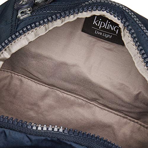 Kipling Women's Seoul Small Backpack, Durable, Padded Shoulder Straps with Tablet Sleeve, School Bag, Blue Bleu 2, 10' L x 13.75' H 4.5' D