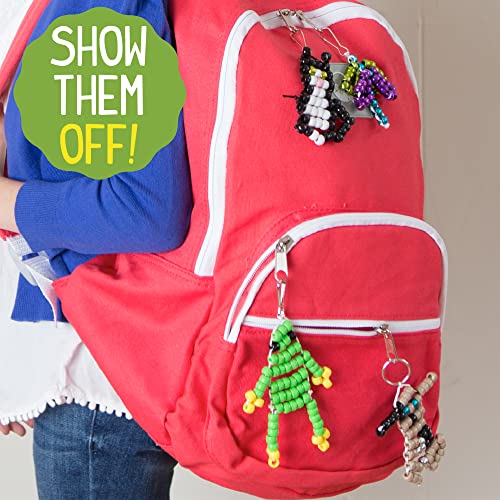 Made By Me Create Your Own Bead Pets by Horizon Group Usa, Includes Over 600 Pony Beads, 6 Key Rings, Storage Box and Much More