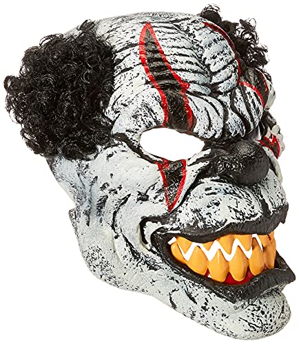 Last Laugh Clown Mask Standard Gray