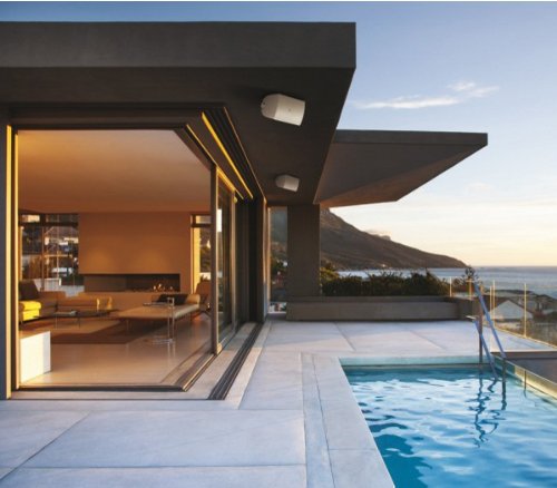 Yamaha NS-AW194BL High-Performance All-Weather Speakers, Black