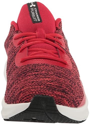 Under Armour Men's Charged Pursuit 3 Twist Running Shoe, (600) Red/Red/Black, 9.5
