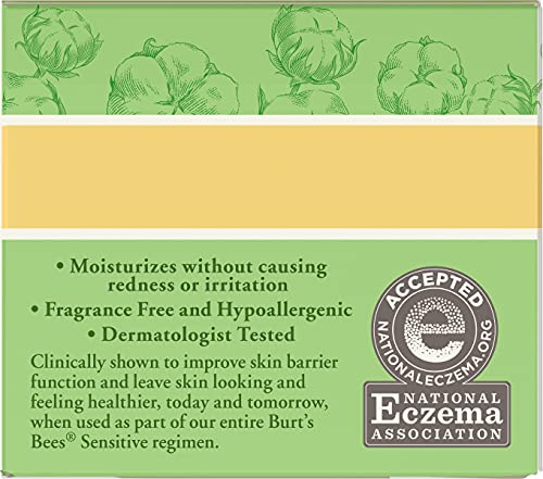 BURT'S BEES Calming Night Cream with aloe and Rice milk,1.8 oz