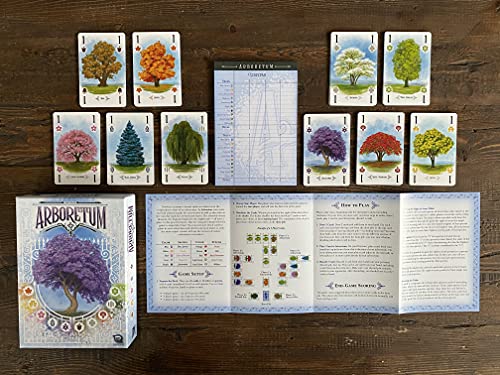 Renegade Game Studios Arboretum Strategy Card Game that Challenges 2-4 Players Aged 8 and Up to Create the Most Beautiful Garden (packaging may vary)