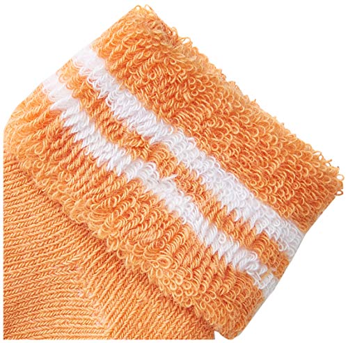 Luvable Friends baby boys Newborn and Terry Socks, Yellow Orange, 0-6 Months US