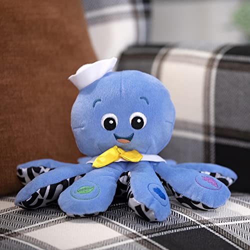 Baby Einstein Octoplush Musical Octopus Stuffed Animal Plush Toy, Age 3 Month+, Blue, 11'