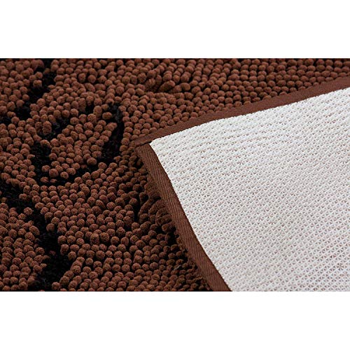 Dog Gone Smart Dirty Dog Microfiber Paw Doormat - Muddy Mats For Dogs - Super Absorbent Dog Mat Keeps Paws and Floors Clean - Machine Washable Pet Door Rugs with Non-Slip Backing | Medium Mocha