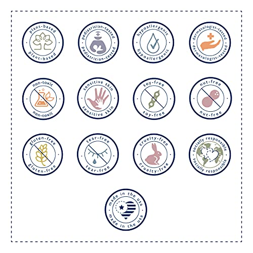 Noodle and Boo 2-in-1 Newborn Hair and Baby Body Wash for Baby, Tear Free and Hypoallergenic, 16 Fl Oz