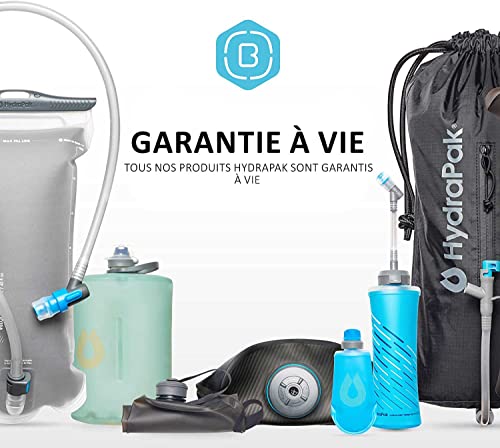 HydraPak Force Ultra-Durable Water Bladder/Reservoir for Hydration Backpacks, 3-Liter (100 oz.), Insulated Tube, Safe and Reliable