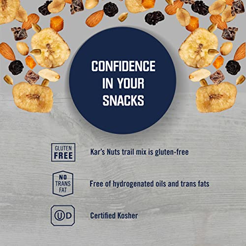 Kar’s Nuts All Energy Unsalted Trail Mix, 2 oz Individual Packs – Bulk Pack of 48, Gluten-Free Snacks