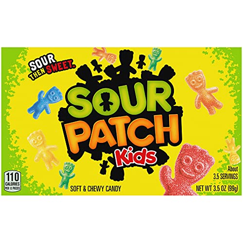 SOUR PATCH KIDS Original Soft and Chewy Candy, 12 - 3.5 oz Boxes