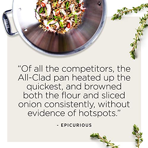 All-Clad 6508 SS Copper Core 5-Ply Bonded Dishwasher Safe Stockpot/Cookware, 8-Quart, Silver