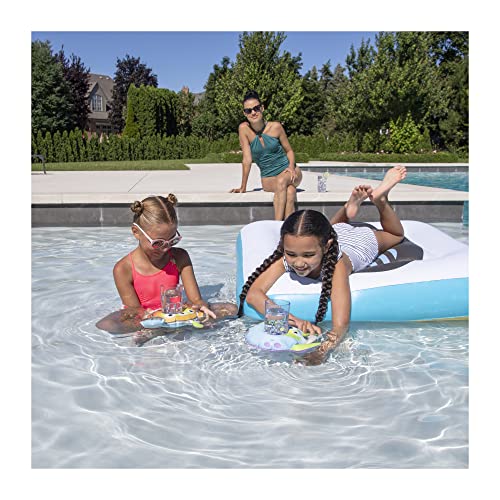 SwimWays Disney Pixar Inflatable Floating Pool Drink Holders, Toy Story Alien Mash-Up (6 Pack)