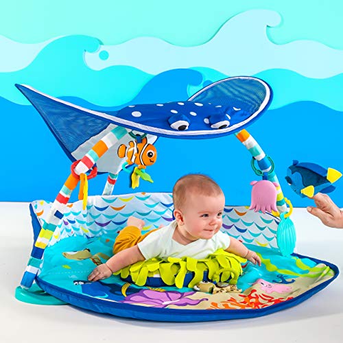 Bright Starts Disney Baby Finding Nemo Mr. Ray Ocean Lights and Music Gym, Ages Newborn +