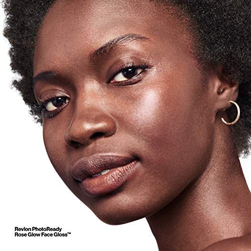 Face Primer by Revlon, PhotoReady Face Gloss Rose Glow, Face Makeup for All Skin Types, Hydrates, Illuminates and Moisturizes, Infused with Glycerin and Olive Oil Extract, 80% Water, 1 Fl Oz