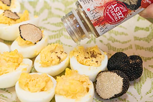 Sabatino Tartufi Truffle Zest Seasoning Hot, The Original All Purpose Gourmet Truffle Powder, Plant Based, Vegan and Vegetarian Friendly, Low Carb, 1.76 oz …