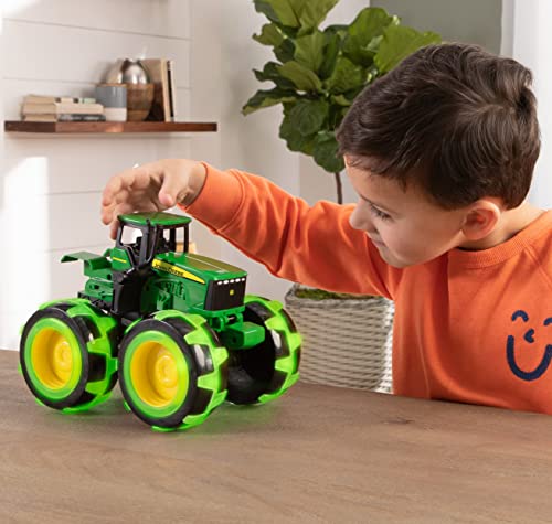 TOMY John Deere Monster Treads Lightning Wheels Tractor, Green