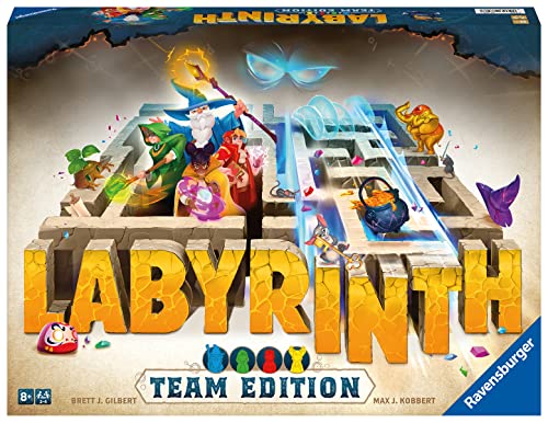 Ravensburger Labyrinth: Team Edition Family Board Games for Kids and Adults Age 8 Years Up