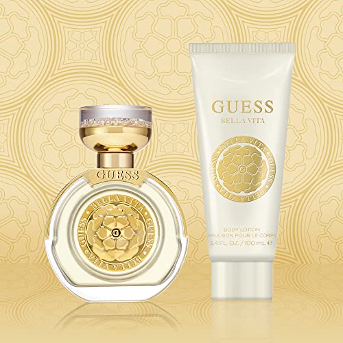 GUESS Bella Vita Gift Set For Women - Eau de Parfum Perfume Spray For Women, 1.7 Fl. Oz. and Body Lotion For Women, 3.4 Fl. Oz.