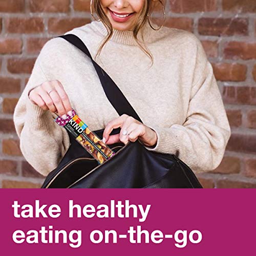 KIND Bars, Pomegranate Blueberry Pistachio, Healthy Snacks, Gluten Free, 5g Protein 12 Count
