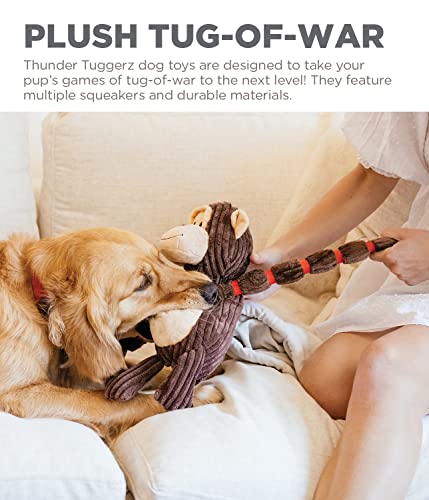 Outward Hound Thunda Tugga Gorilla Plush and Squeaky Dog Tug Toy