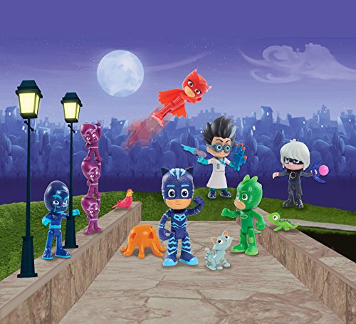 PJ Masks Deluxe 16-Piece Figure Set - Branded Mailer, by Just Play