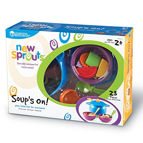 Learning Resources,Plastic, New Sprouts Soup's On!, 23 Pieces,Multicolor,5'