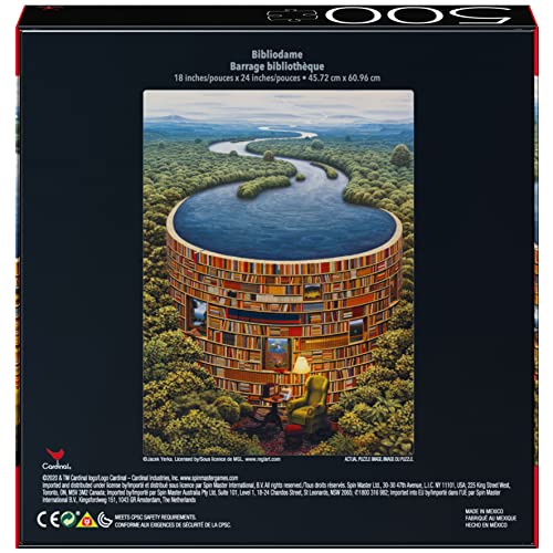 2-Pack of 500-Piece Jigsaw Puzzles, Bibliodame 1 and 2 Gifts for Mom Mom Gifts Gift for Mom for Adults and Kids Ages 8+